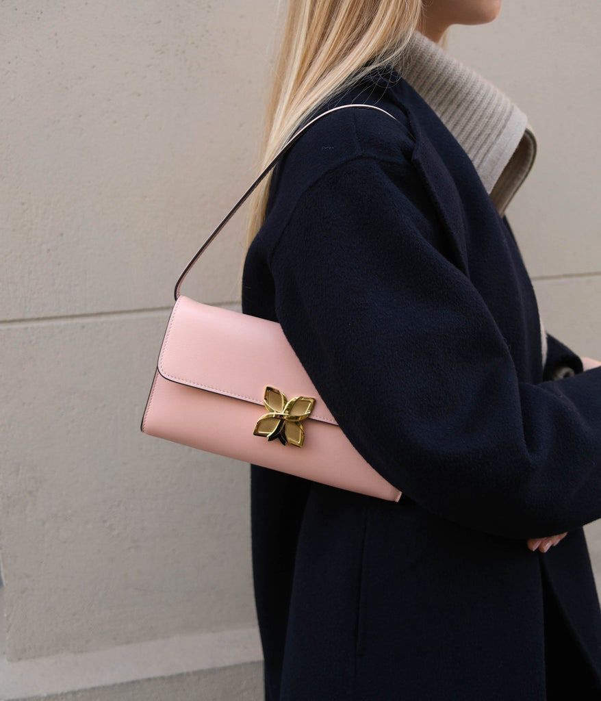 Hortensia Clutch | Rose Sakura - Fleuron Paris