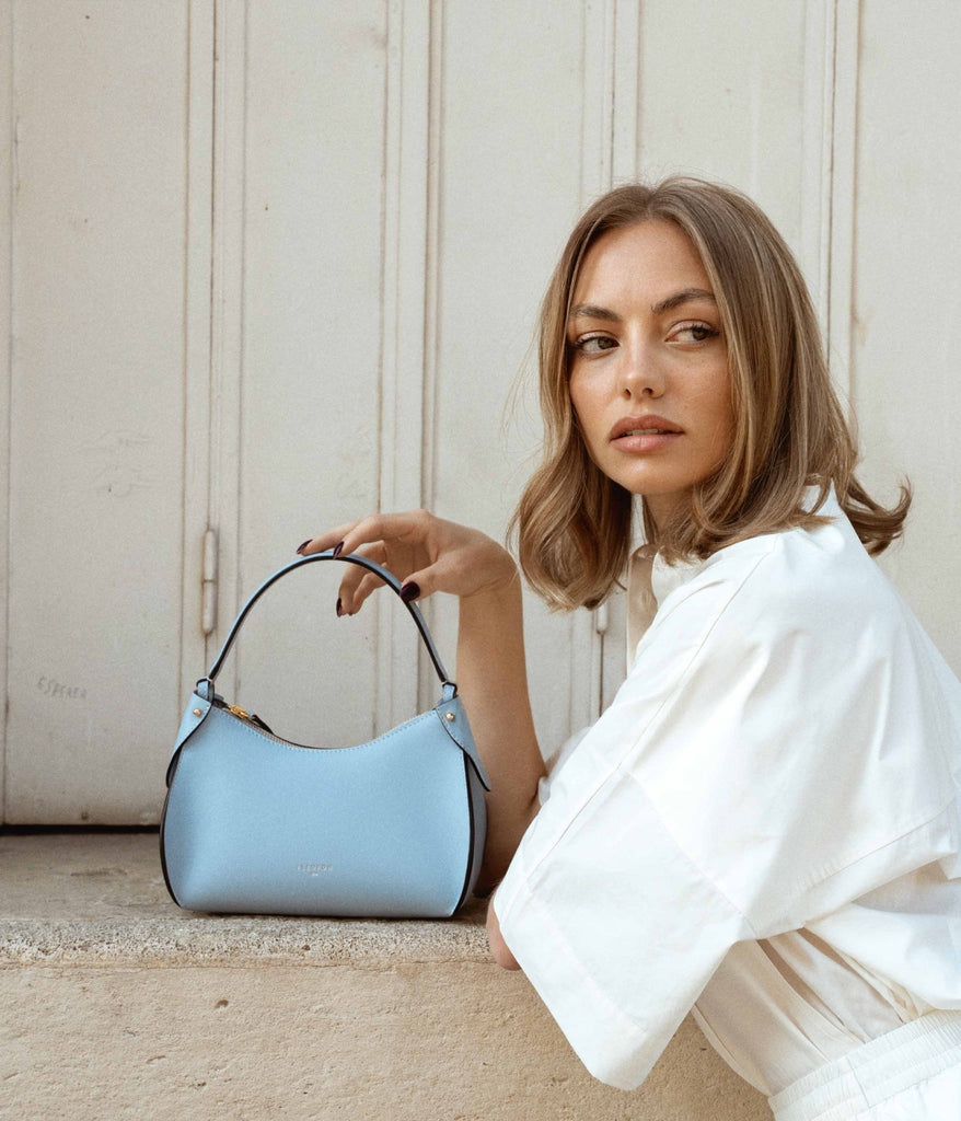 Mini Pivoine | Bleu Glacier - Fleuron Paris